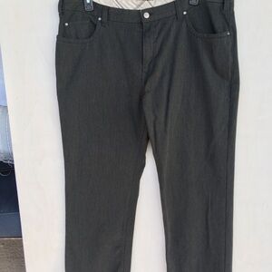 Kenneth Cole Men's Preppy Corporate Minimalistic Gray Jeans Bootcut SZ 46/30